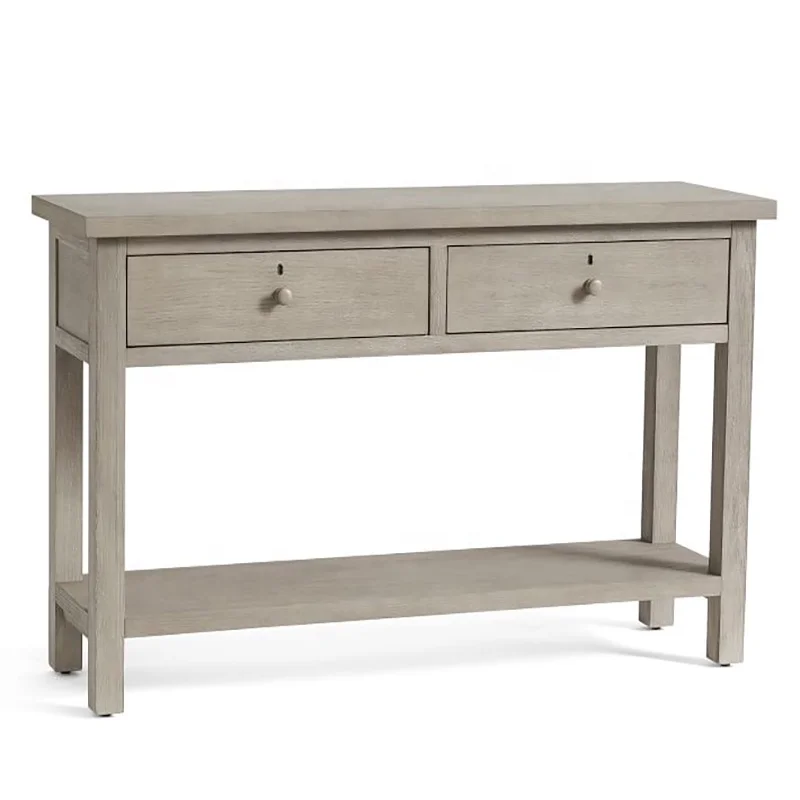 Hot-selling home furniture antique solid wood French corridor living room corner table