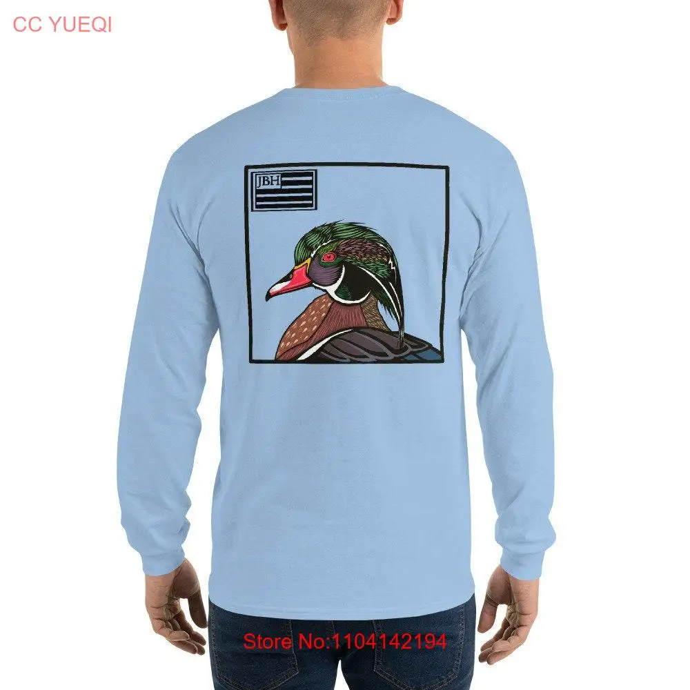 تصاميم JBH-تي شيرت بطة خشبية درايك ، بأكمام طويلة أو قصيرة #1