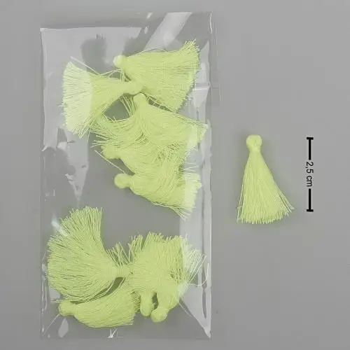 Cotton Tassel 3 cm 10 pcs