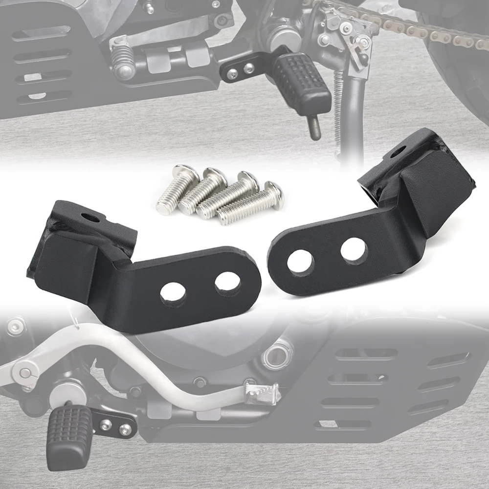 

Fit For KAWASAKI KLR650 1987-2018 KLR 650 Aftermarket Motorcycle Footpeg Lowering Plate Foot Peg Kits LOWERING FOOT PEG MOUNTS
