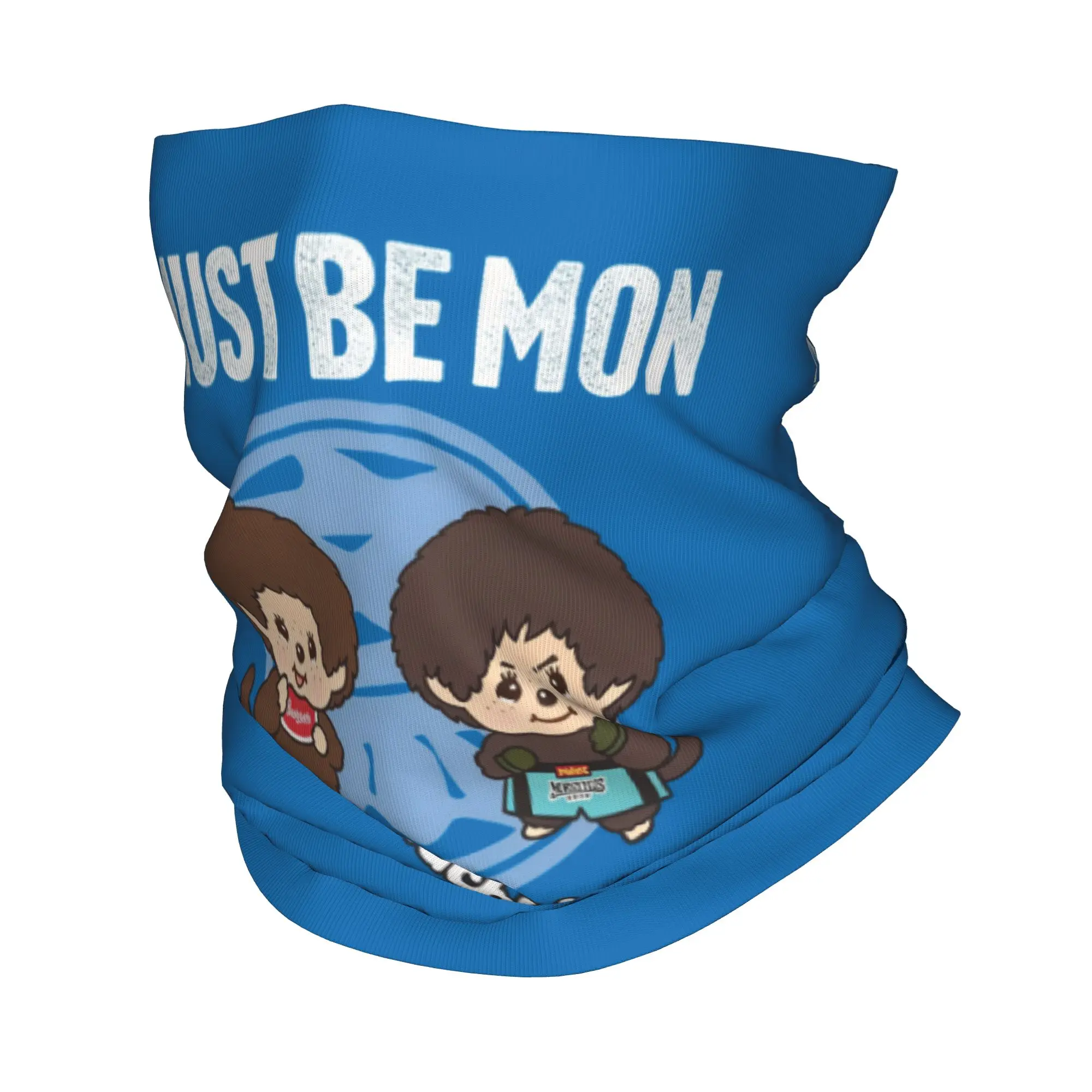 Custom M-Monchhichis Bandana Neck Gaiter UV Protection Face Scarf Cover Women Men Cute Monkey Character Headband Tube Balaclava
