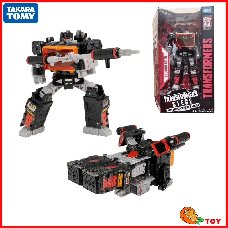 In Stock Takara TomyTransformers War for Cybertron:Siege Limited SG-EX Soundblaster Anime Figures Robot Toys Action Figure Gifts