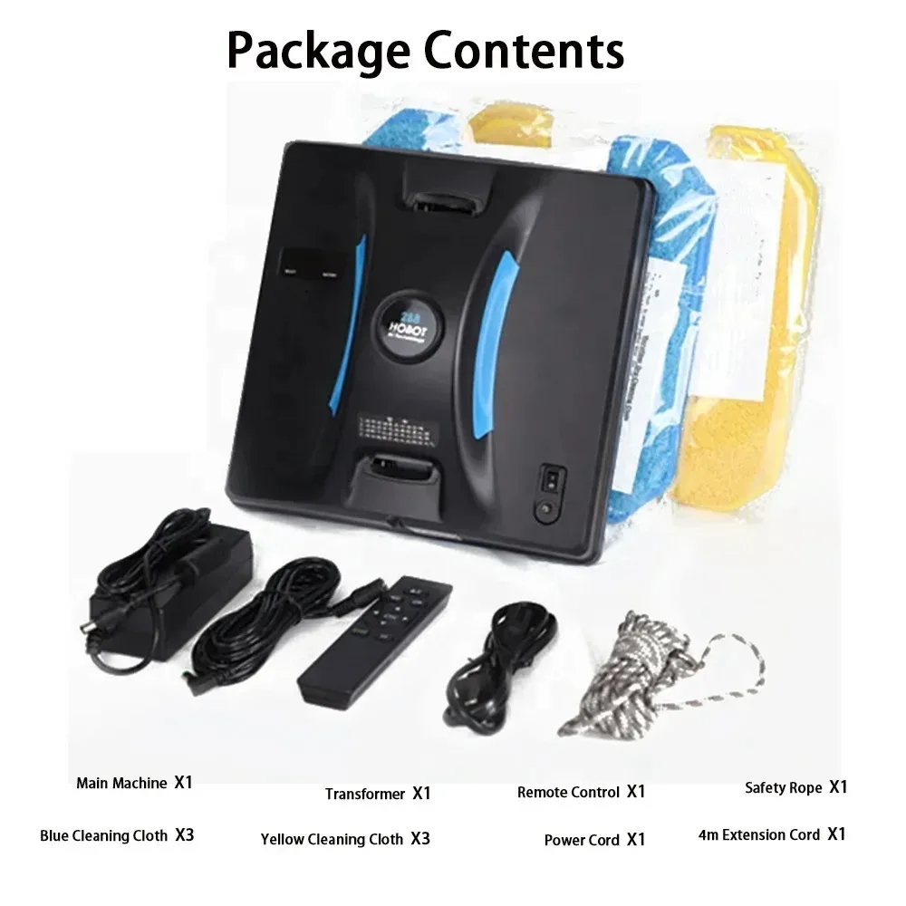 2025 روبوت تنظيف الزجاج الشاهق الأوتوماتيكي بالكامل الجديد HOBOT288