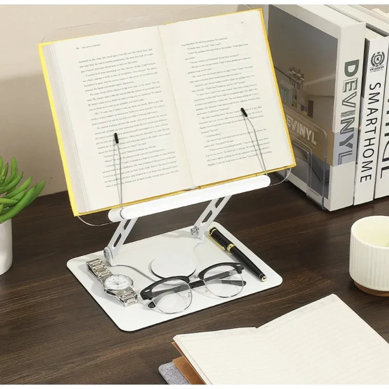 Transparent Acrylic Rotating Reading Stand Desktop Reading Stand Adult Reading Stand Student Tablet Computer