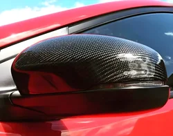 FK2 TYPER Carbon Fiber Car Outside Exterior Rearview Mirror Caps Cover Fits HONDA Civic Type-R FK2, Accessories Tuning Body Kit