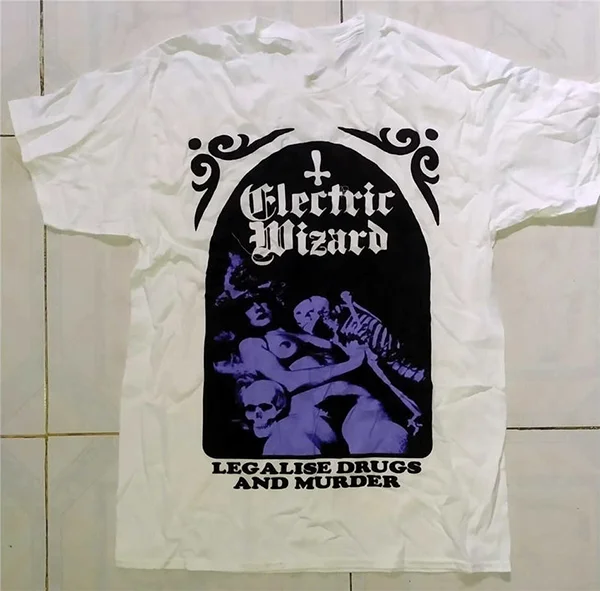 

Electric Wizard Band T-Shirt Unisex Cotton For Men Women Tee