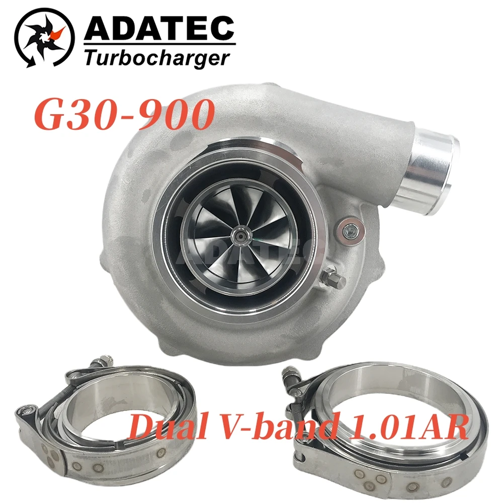 

G30-900 Turbocharger 880704-5008S 880704-5009S Performance Turbine 1.01/AR Dual V-Band 550-900HP Ceramic Dual Ball Bearing