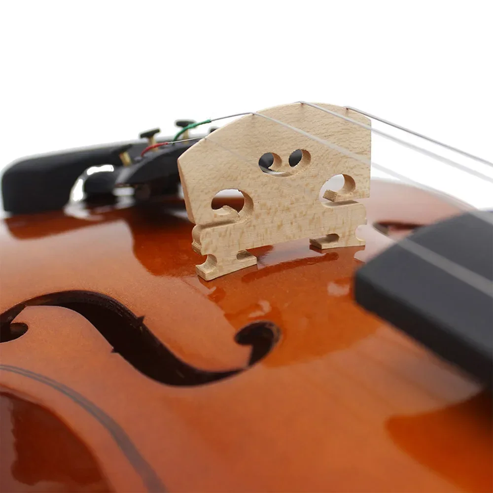 1/8 1/4 1/2 3/4 4/4 Acoustic Violin Natural Solid Wood Violin Fiddle With Carrying Case Bow Beginners Musical Instrument Gifts