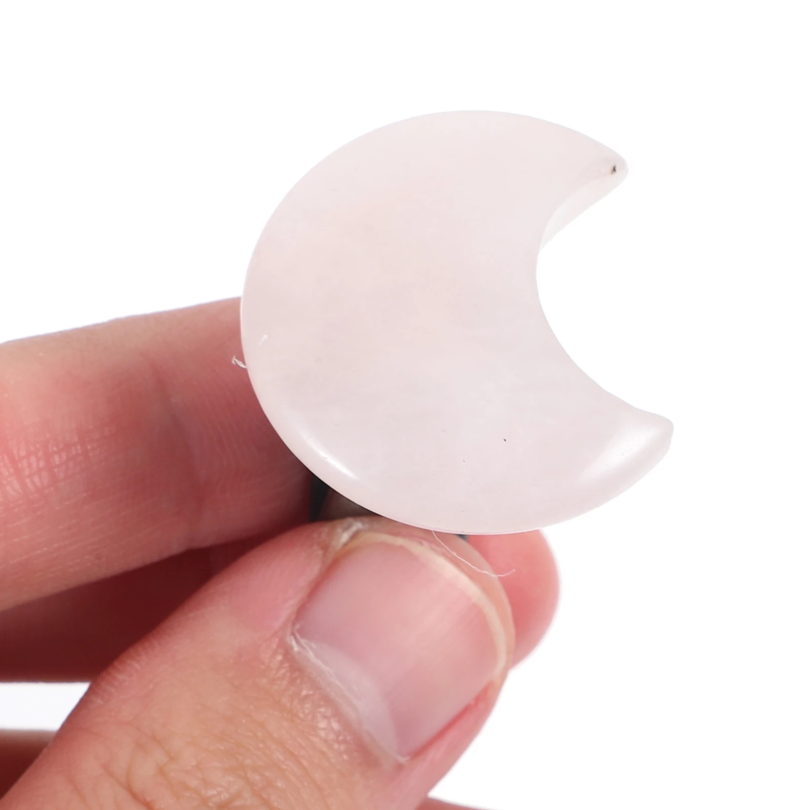 

Natural Crystal Decor Vehicle Air Ornament Moon Shape Small Compact Design For Auto Interior Decor Air Clips Crystal Decoration