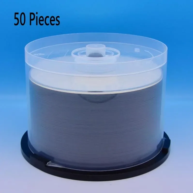 50 Pieces Blank CMC 25GB BD-R 2-12X Speed A+ Grade White Inkjet Printable Blu ray BDR DVD Disc In Spindle box