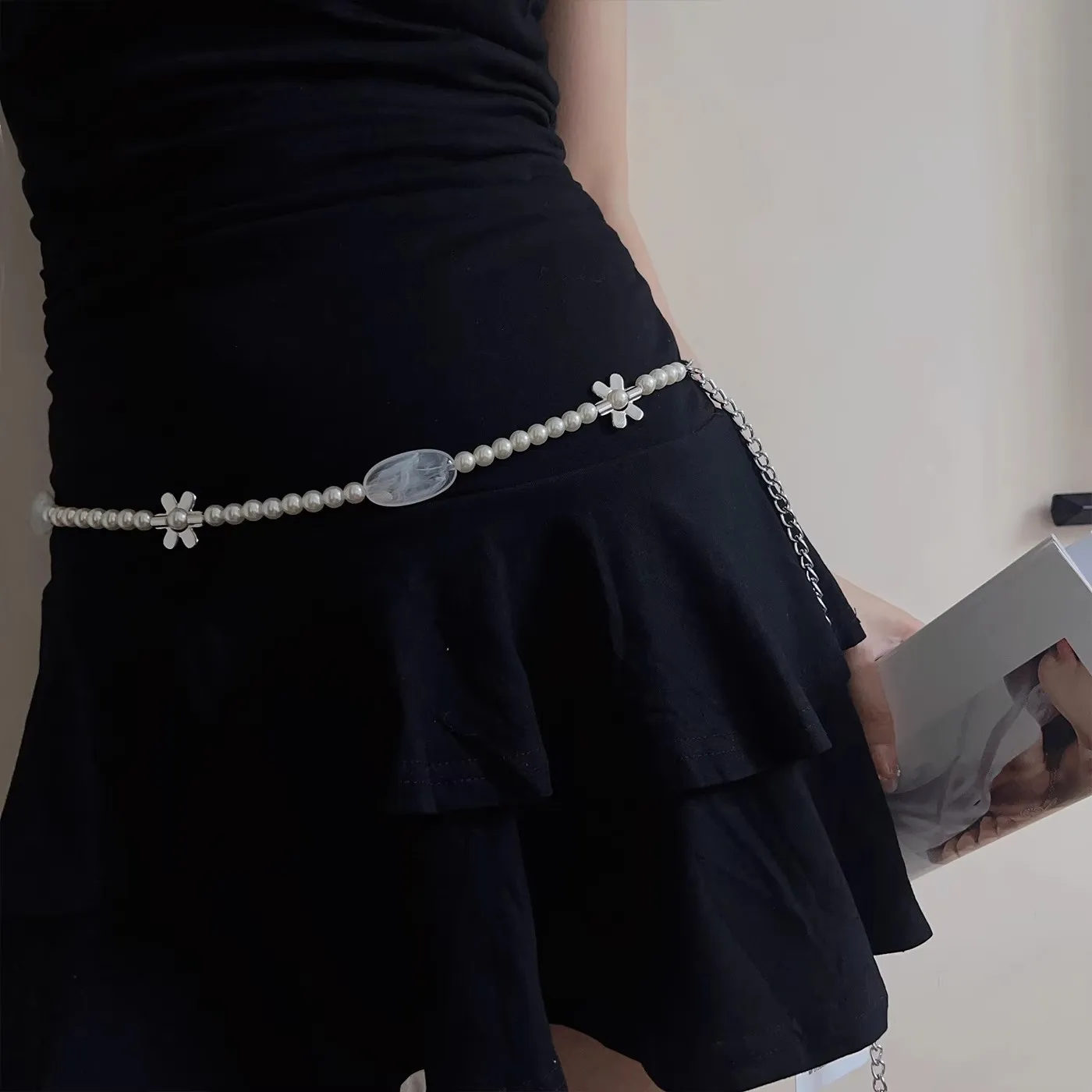 Sommerliche Metall-Taillenkette, Retro-Schmetterlings-Dünngürtel-Accessoires, Hunderte passende Kleider, Gürtelketten, hochwertig – Detail 15