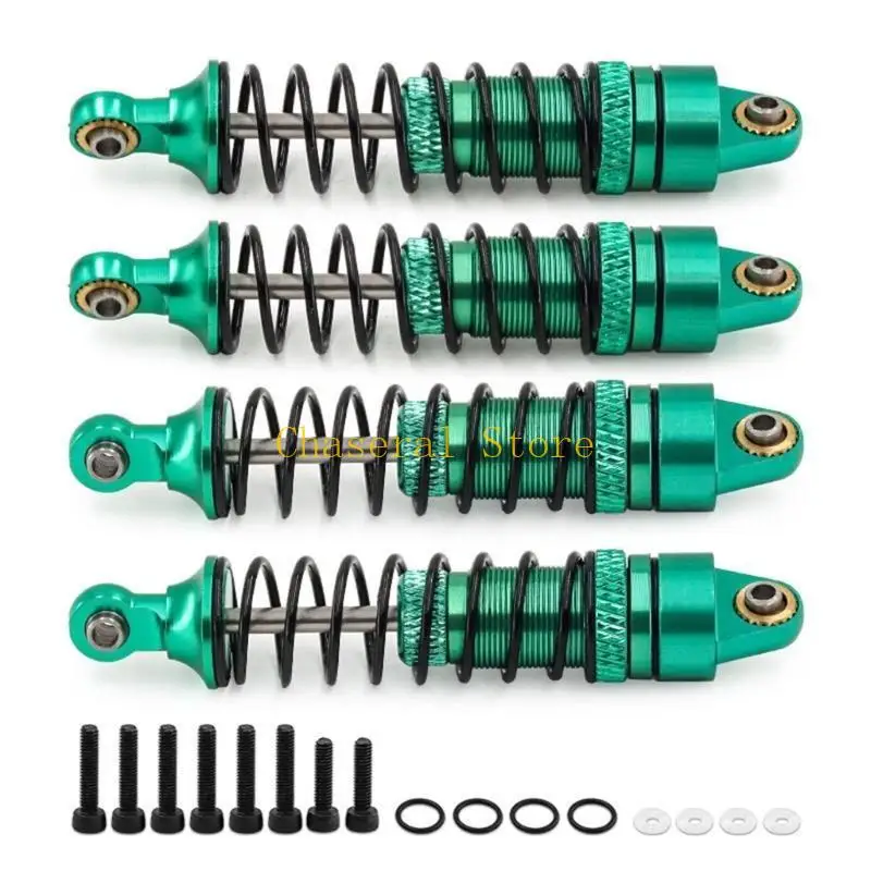 E7CE -schokdempers dempermetaalschokdempers voor 1/18 vrachtwagenauto -deel accessoires