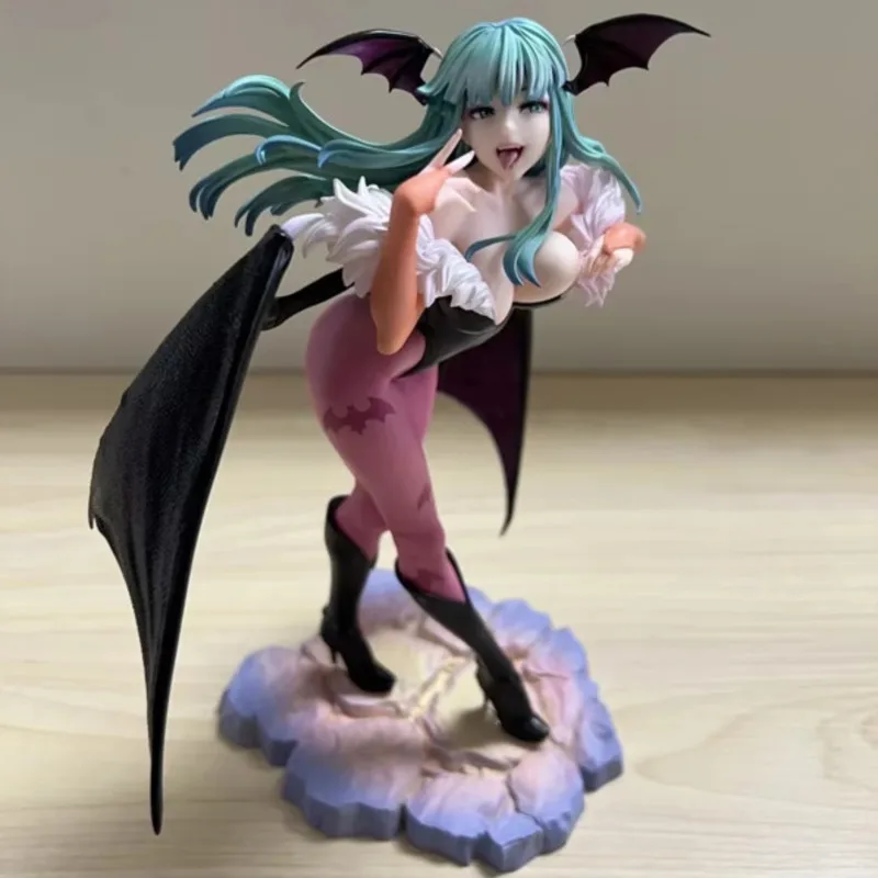 Demon Warrior Vampireed Hunter Morrigan Aensland Action Anime Figure Toys Darkstalkers Bishoujo Collection Halloween Model Doll