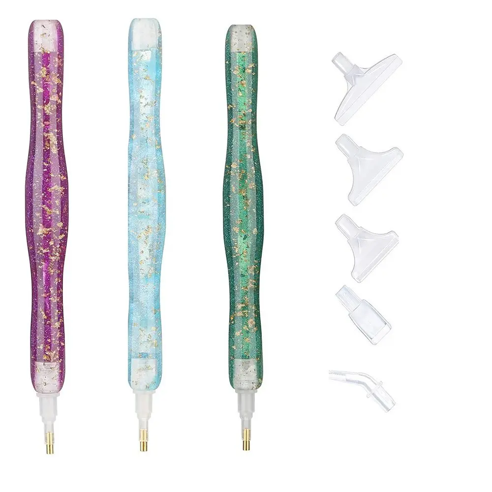 Embroidery Diamond Painting Pen Kit Cross Stitch Accessories Art Pens Glitter Diamond Painting Pen DIY Craft Roller