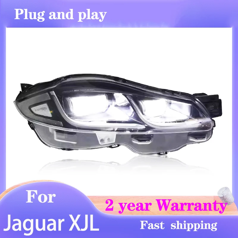 Car Styling for Jaguar XJ Head Light 2011-2019 XJL Headlights XF XE DRL Turn Signal High Beam Projector Lens