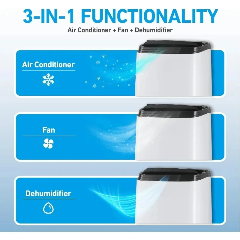 CBPAC815 3-in-1 AC Unit, Dehumidifier & Fan, 12000 BTU Portable-air-conditioners