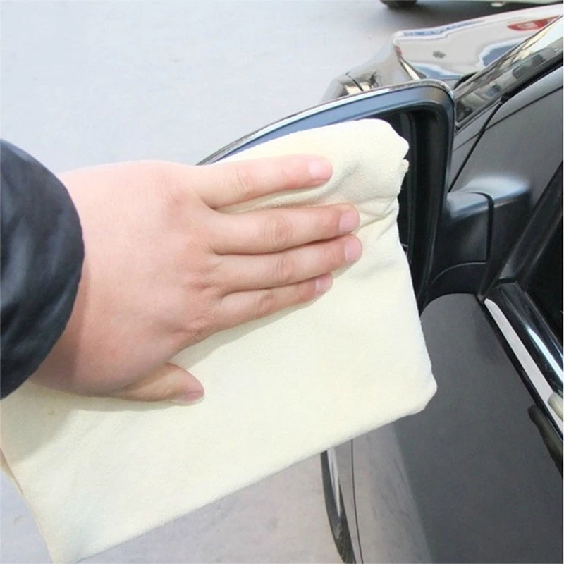 Car Washing Towels Natural Chamois Leather Super Absorbent Car home Window Glass Drying Cleaning Cloth Quick Dry car wash towel