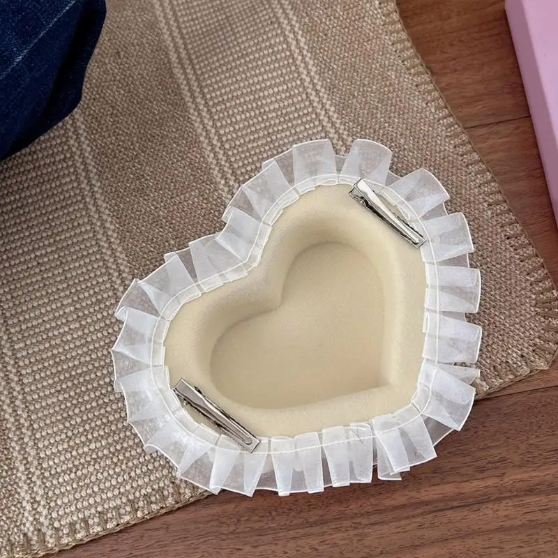 Y88a Gothic Perlen Spitze Huthaarclip für einzigartiges Modeaccessoire