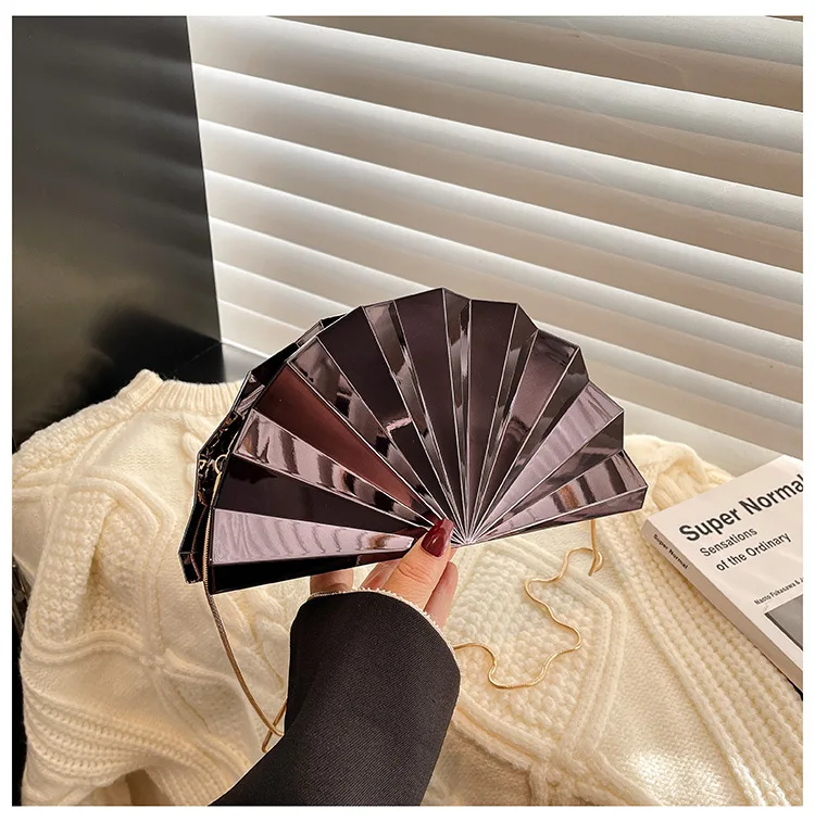 

2025 New Fashion Women's Chain Strap Handbag Genuine Leather Multi-way Crossbody Purse, Vintage Chic Clutch with Removable Strap