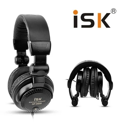 ISK HP-960B Headband Headphone Auriculares Studio Monitor Dynamic Stereo DJ Headphones HD Headset Noise Isolating Earphone