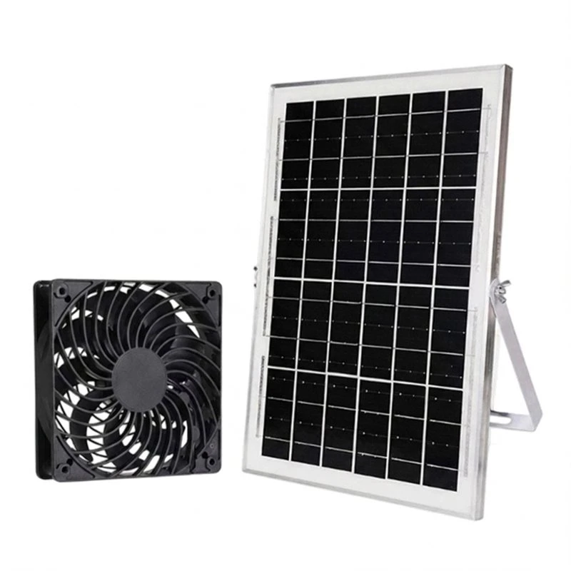 Y22A-15W Solar Panel Exhaust Fan With Stand,High-Speed Fan
