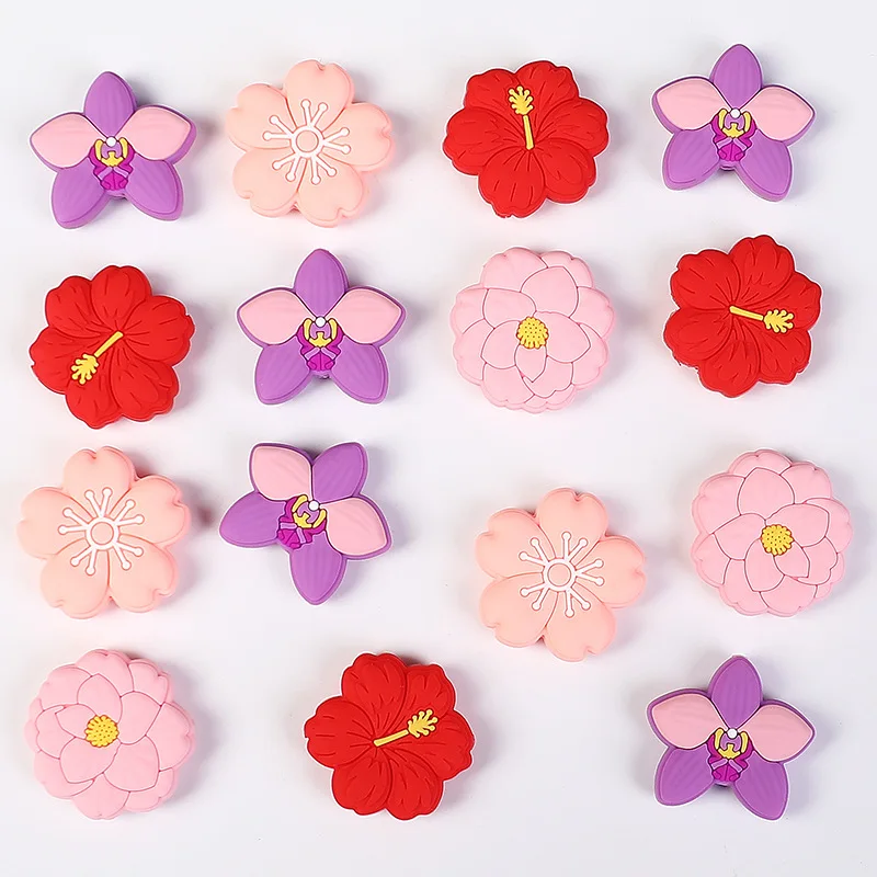 20/50pcs New Silicone Beads Wholesale Handwork Focal Beads Baby Toy DIY String Pen Bead Nipple Chain Jewelry Pendant Accessories
