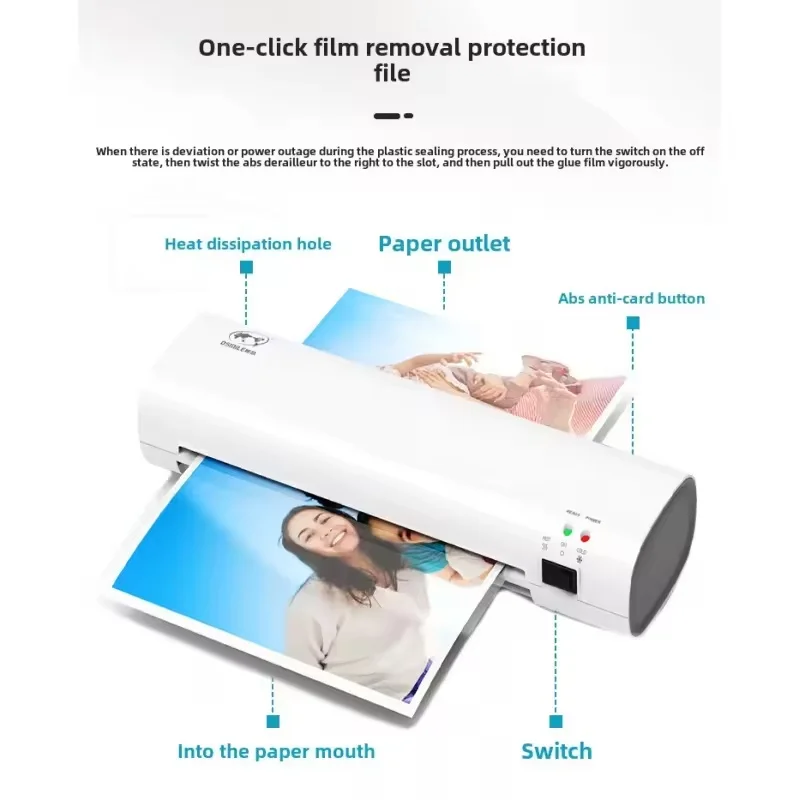 آلة الترقق البلاستيكية المزدوجة الباردة والساخنة الذكية SL268 مع مجموعات متعددة آلة تصفيح المستندات A4 #6