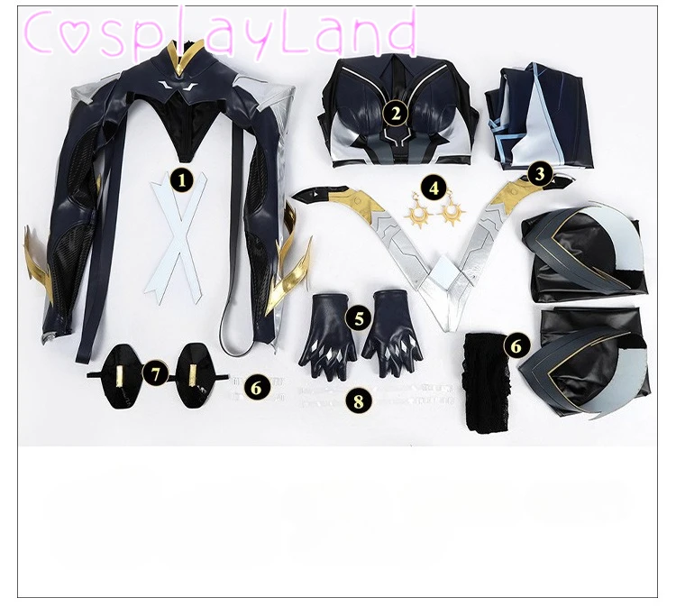 Game Rivals Halloween Women Storm Cosplay Costume Leather Coat Bodysuit Accessories Full Set Christmas Party Costume Custom Made - Image 6