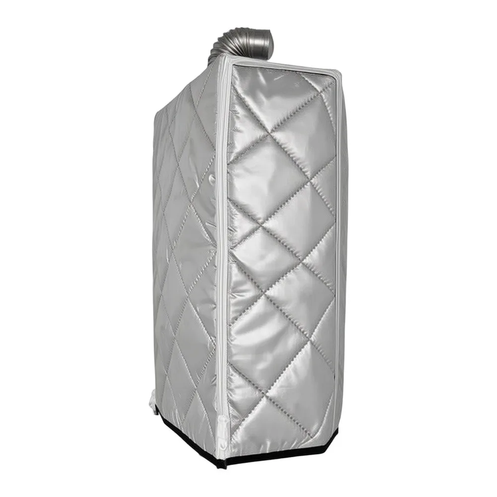 Outdoor-Grade Tankless Water Heater Cover Featuring Integrated Zippers for Precision Maintenance Without Full Cover Removal
