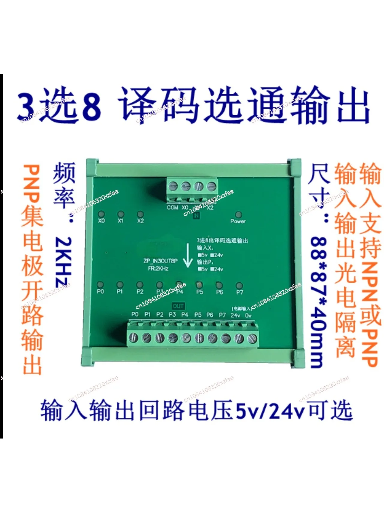 PLC IO Extended Control Output 4-16 Line Decoder 2 Choose 4 3 Choose 8 4 Choose 16 Decoding Strobe Output