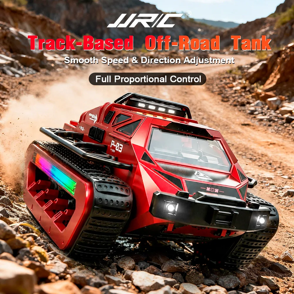 9IMOD C8840 Tracked Off‑Road RC Car 2.4G Crawler with 7.4V 1200mAH Battery