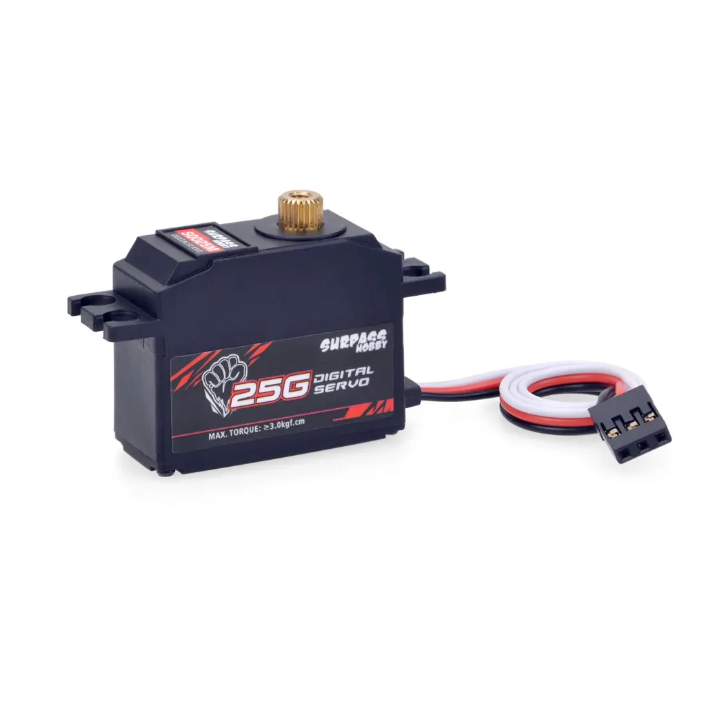 SURPASS Hobby Digitale Servo 9G 17G 25G Metal Gear micro Servo Hoog Koppel 4.8-6V voor 1/8 1/10 RC Auto Vliegtuig Robot Zweefvliegtuig