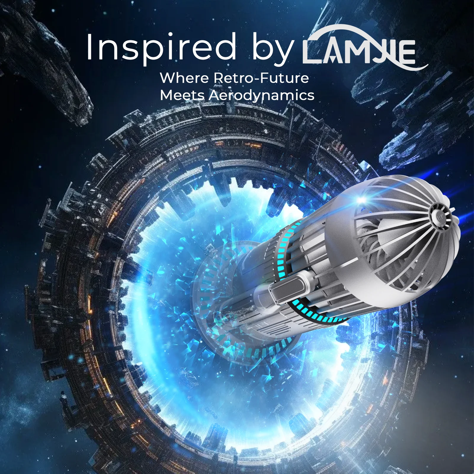 

Креативный мини-вентилятор Rocket Design – портативный настольный вентилятор для дома и офиса