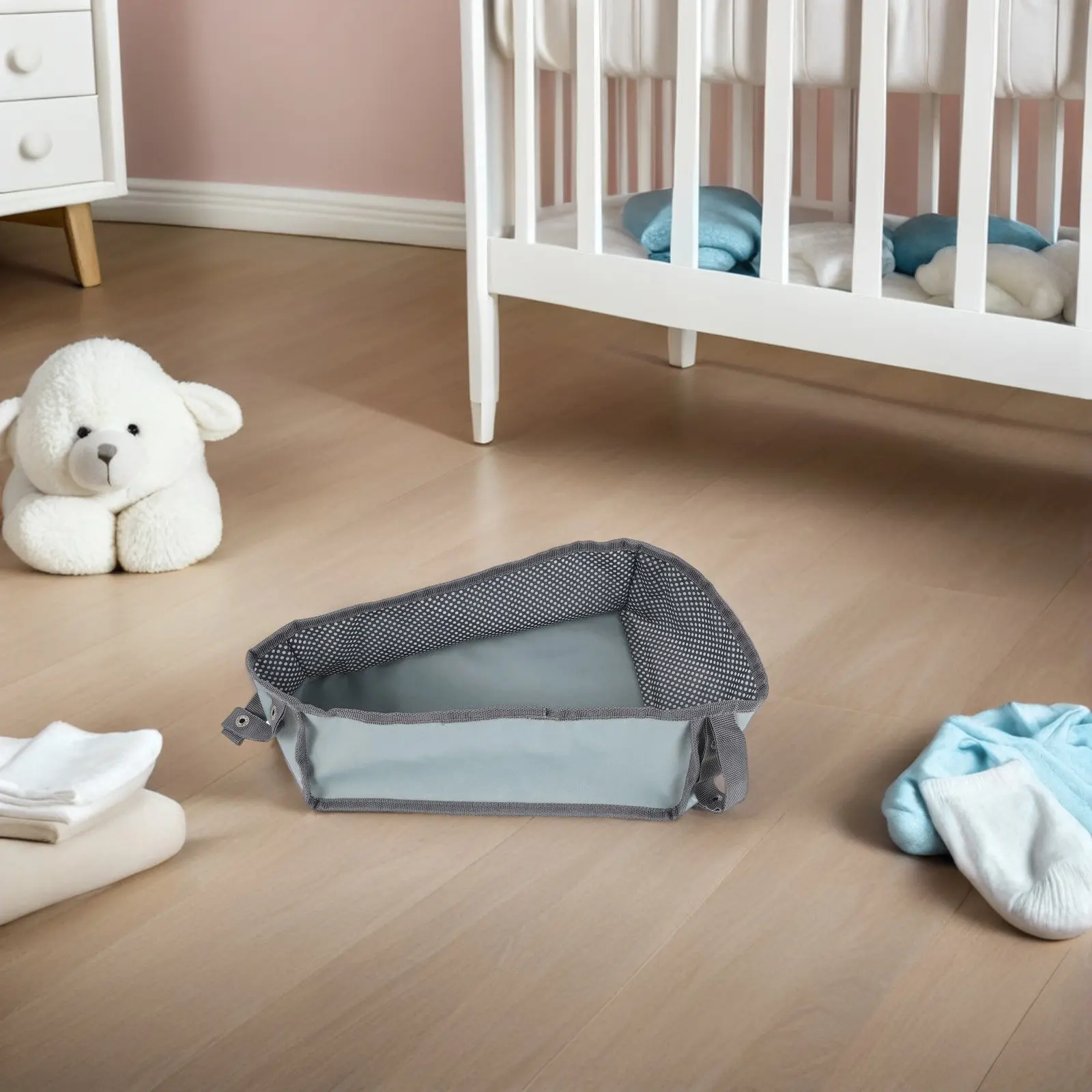 Stroller Basket Replacement Organizer Baby Bottom Hanging Underseat Storage Bag Diaper Snacks Essentials