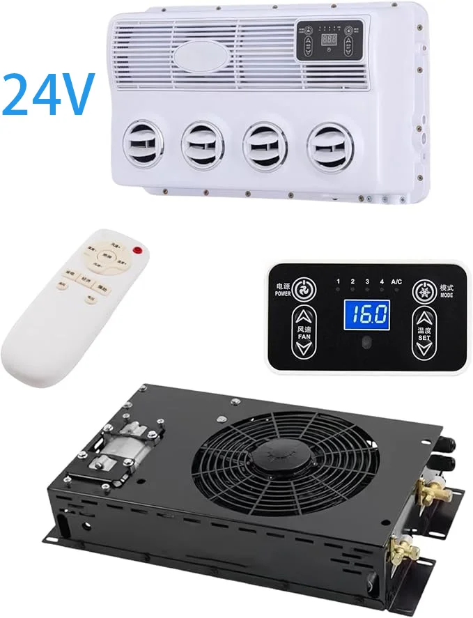 

TELCOOL 24V Air Conditioner Hidden Underbody RV Air Conditioner/DC Silent Air Conditioner for Trucks, RVs, Construction Vehicles