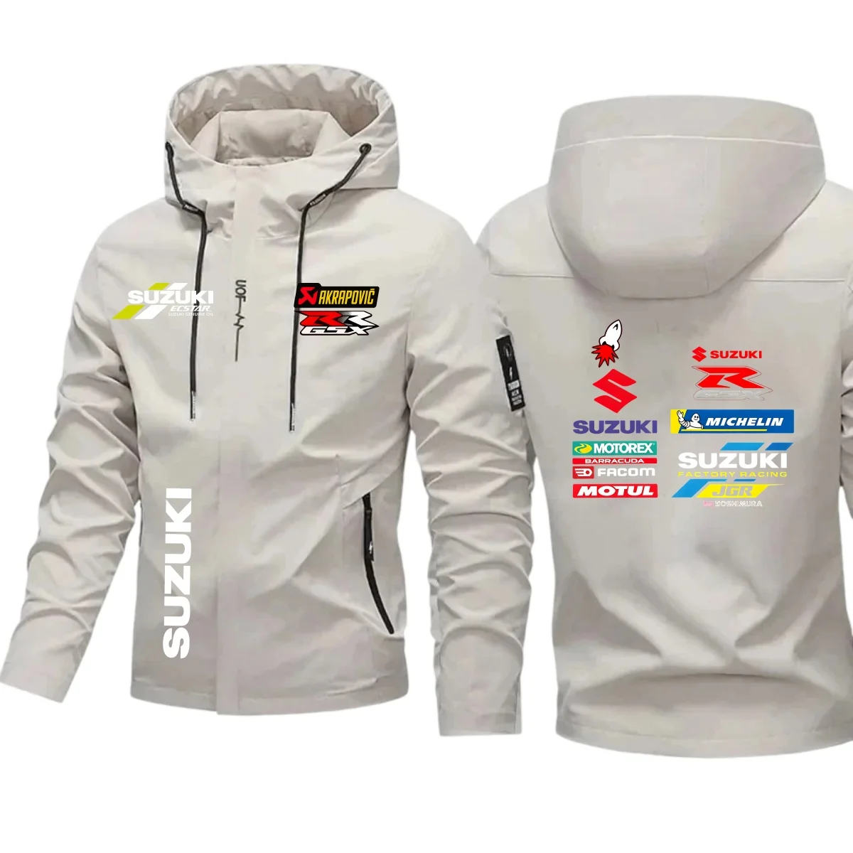 Men's Windproof Hooded Motorcycle Jacket High-Quality Autumn Winter Riding Sweatshirt Bestseller Suzuki 2026