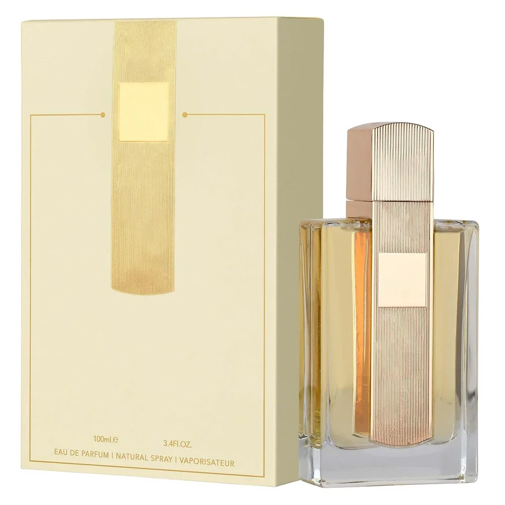 Unisex Fruity Floral Amber Eau de Parfum 100ml, Long Lasting Vanilla Musk Gourmand Fragrance Spray for Dating Daily Party