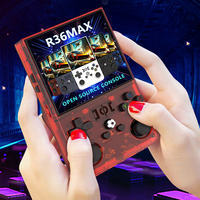 Console R36MAX 64G 128G Retro Handheld Game Console Linux System 4.0 Inch IPS Screen Portable Video Player Dual Joystick Games