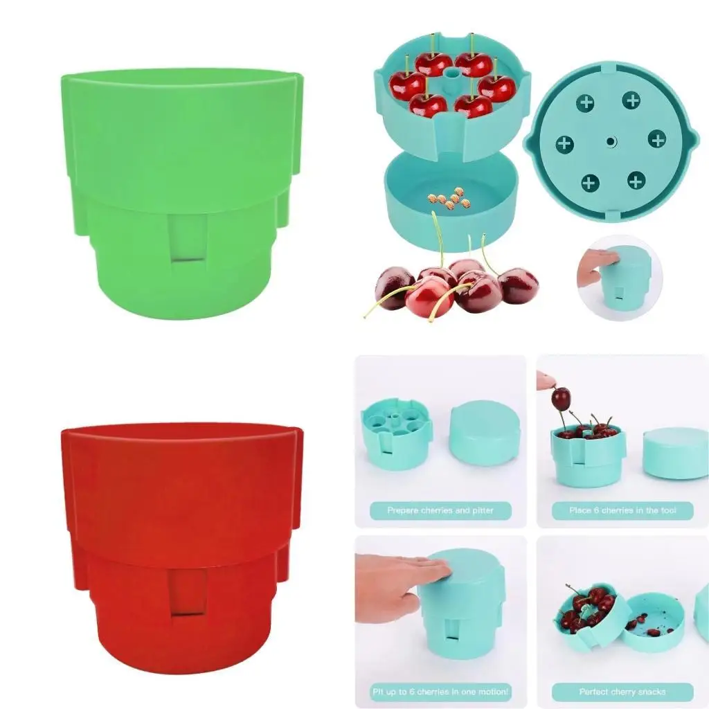 

G6KF Quick Press Cherries Pitter Fruit Cores Stone Remover Household Kitchen Tool