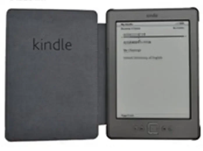 قطعة واحدة من حافظة أغطية جلد لقارئ الكتب الإلكترونية Amazon Kindle 4/5 مقاس 6 بوصات (غير مناسبة لمسة Kindle)