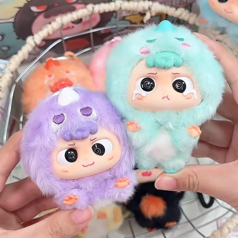 Genuine NEW Heyme Dinoboo Series Plush Blind Box Fluffy Pendant Bag Charm Desktop Ornament Collectible Birthday Gift For Adults view 3