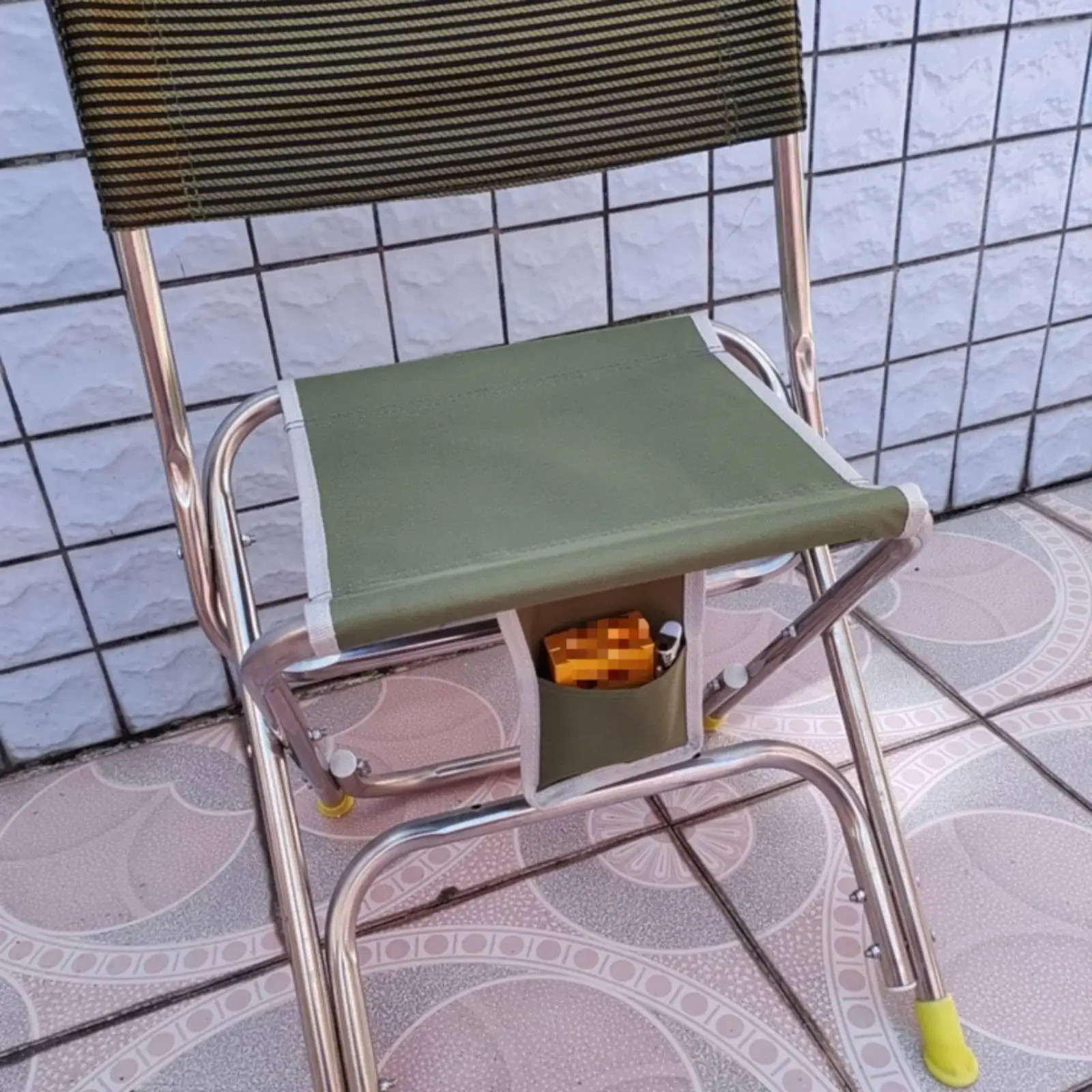 Folding Stool Replacement Cloth Wear-Resistant Fishing Stool Seat Replacement Easy to Install Camping Chair Seat Material for