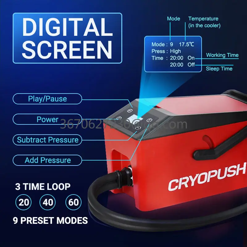 2024 New CRYOPUSH Knee Cryo Recovery Ice Cold Compression Therapy Physical Therapy System Machine