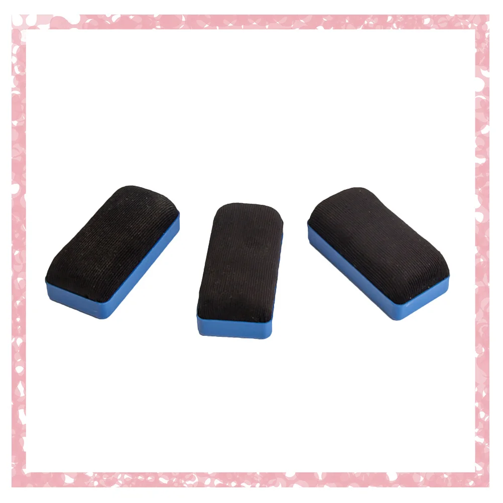 

12Pcs Magnetic Flannel Whiteboard Erasers Quick Dry Whiteboard Brush Cleaner Board Eraser for Office School Supplies Blue