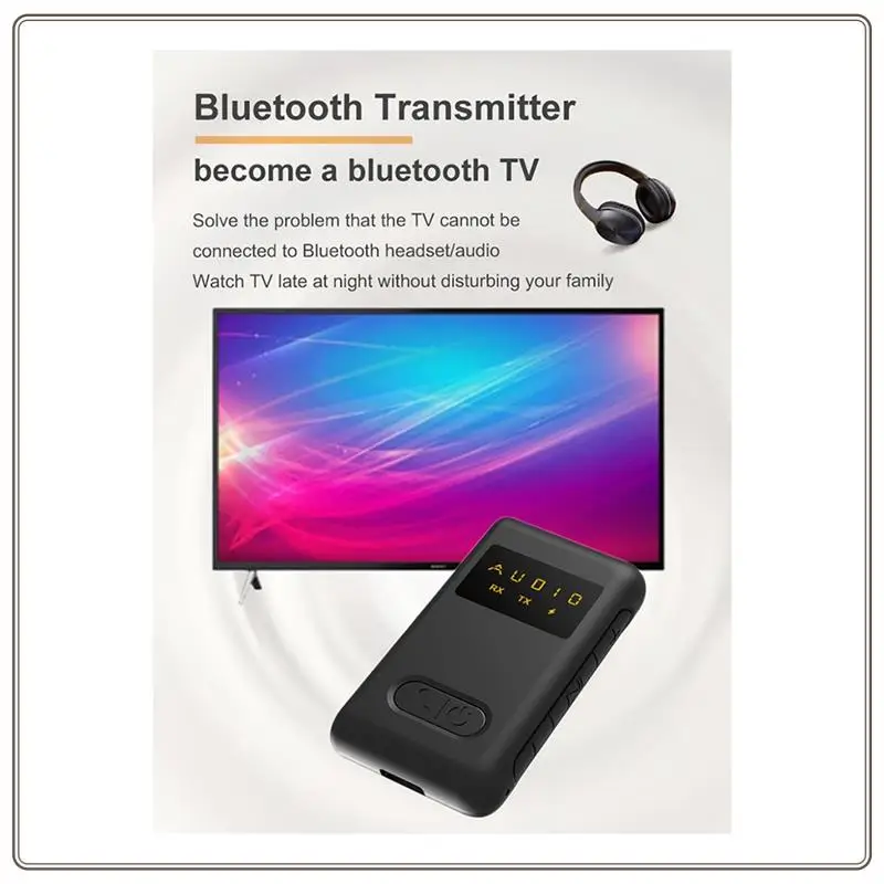 موثوقة-2 في 1 سماعة لاسلكية تعمل بالبلوتوث متوافقة 5.0 استقبال الارسال محول 3.5 مللي متر جاك لسيارة الموسيقى الصوت سماعة استقبال