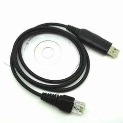 ICOM Radio USB Programming Cable OPC-592 w/ CD Driver For IC-F310 F310S F320 F410 F420 IC-F1010 F1610 F2610 F2020 A200 FR3000