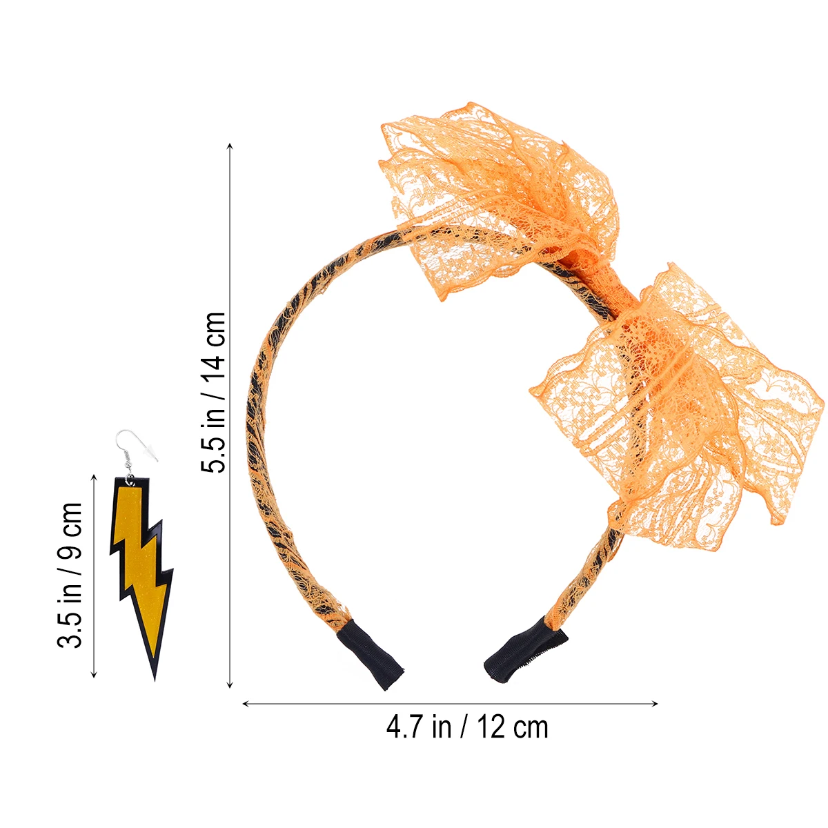 80s laço bandana preto sem dedos fishnet luvas brincos de néon conjunto festa traje acessórios 80s discoteca dança halloween cosplay