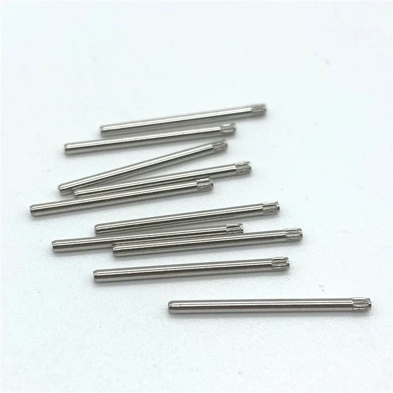 10PCS/bag Watch Bracelet Link Pin 1.0/1.2mm Thick Single Knurled Bar 8mm-27mm for Watch Band Strap T1410 image 3