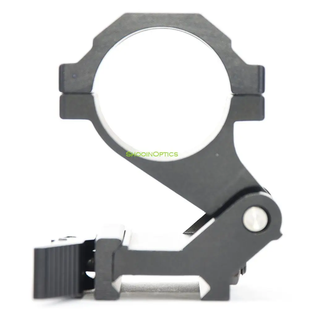 Tactical 3x 5x Magnifier Scope Quick Flip 30mm Tube Ring 20mm Release Detachable Mount Base