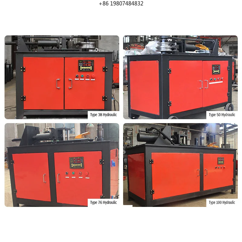 Portable Hydraulic Pipe Bending Machine, Automatic Metal Pipe Machinery, Suitable for Industrial Pipe Processing